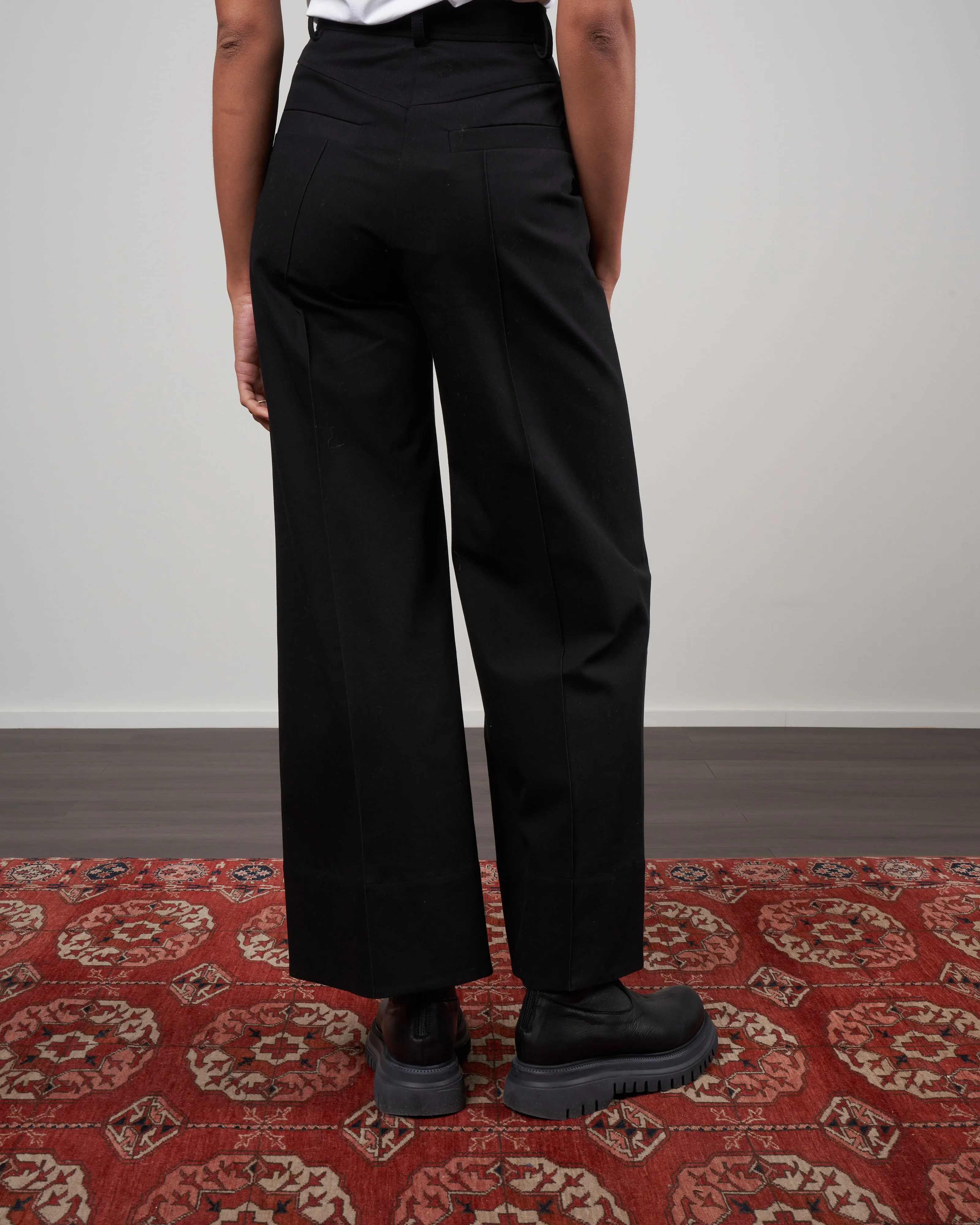 classic culotte - black