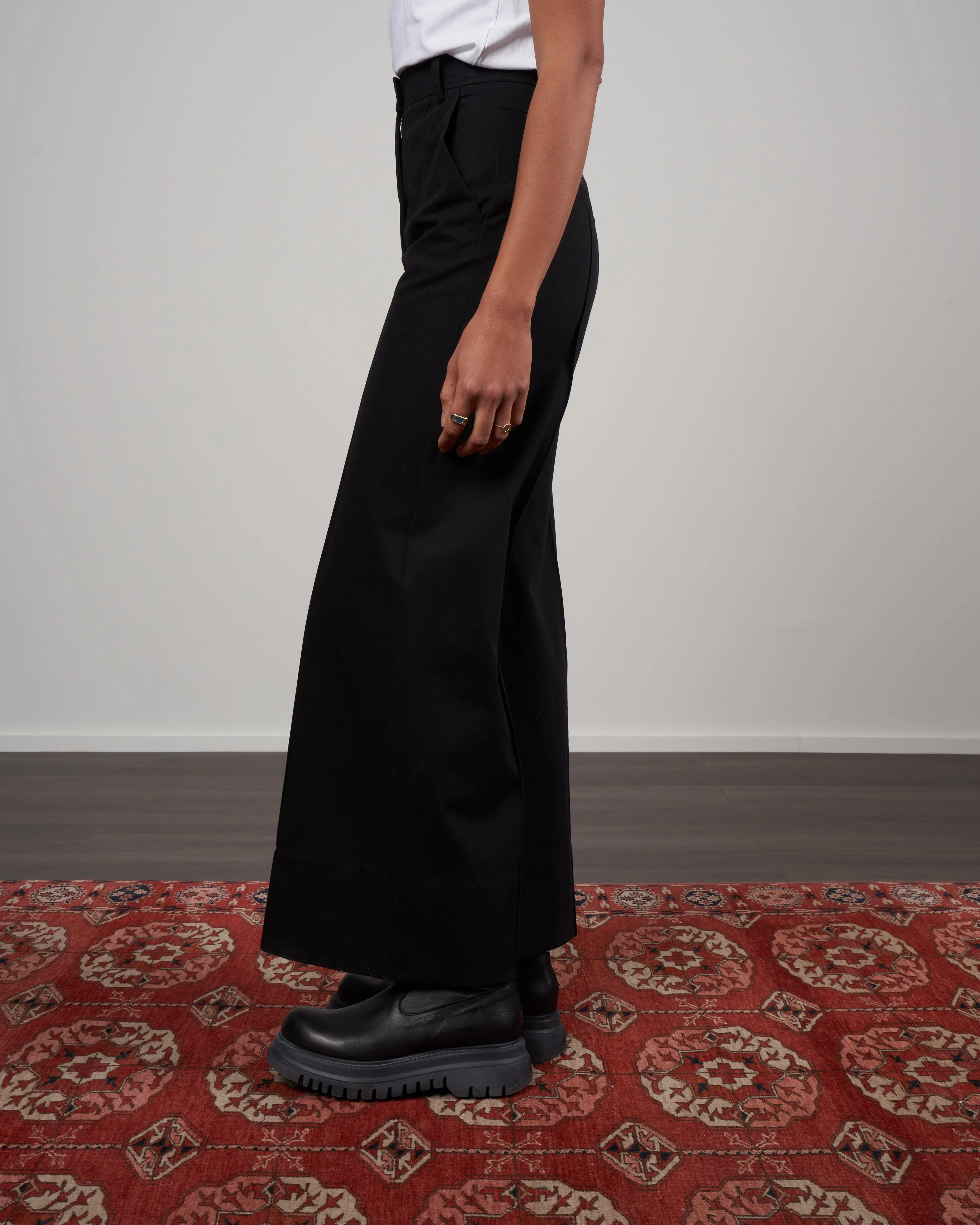 classic culotte - black