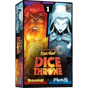 Dice Throne: Season 1 Rerolled- Box 1: Barbarian vs Moon Elf