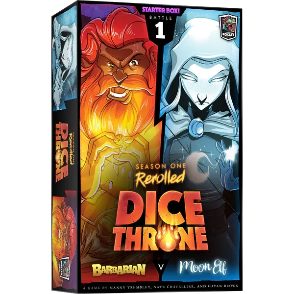 Dice Throne: Season 1 Rerolled- Box 1: Barbarian vs Moon Elf