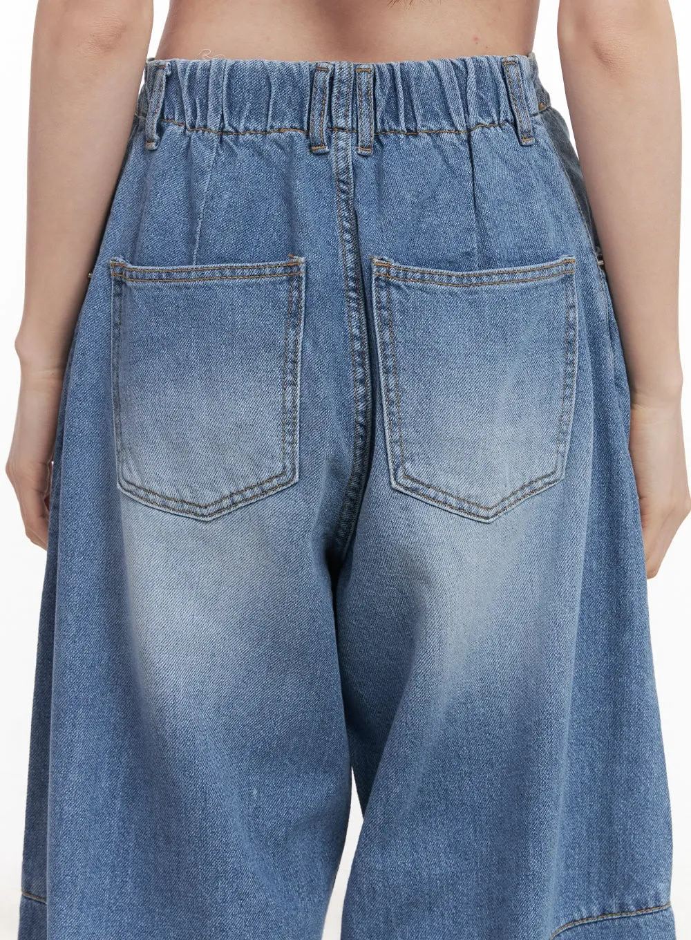 Ellise Wide-Fit Baggy Jeans CM512