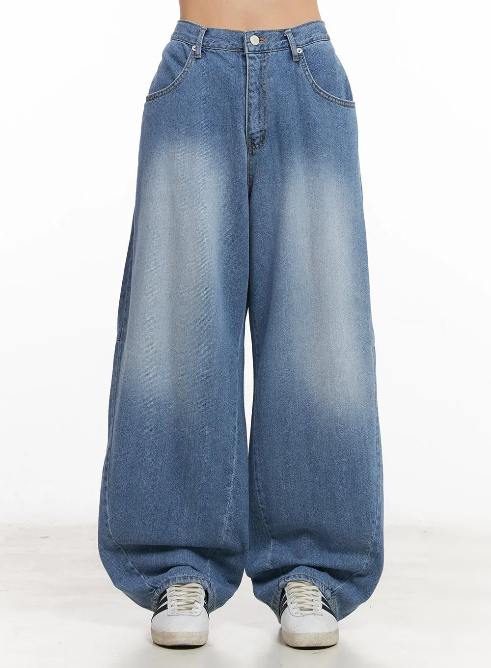 Ellise Wide-Fit Baggy Jeans CM512