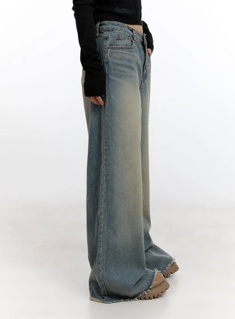 Felicia Cotton Wide Fit Baggy Jeans CN425