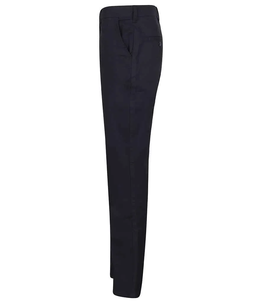 Henbury Ladies Stretch Chino Trousers | Navy