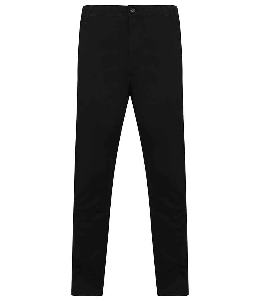 Henbury Stretch Flex Waistband Chino Trousers