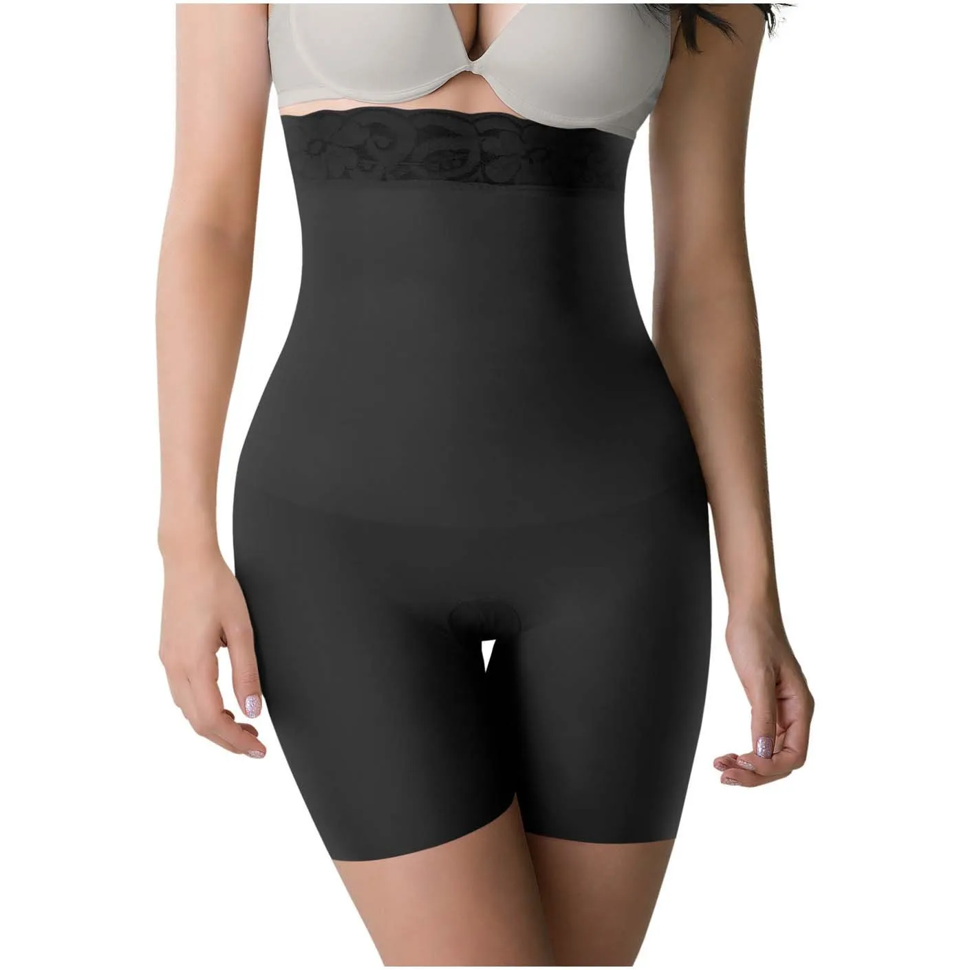 High Waisted Colombian Faja Shorts 2050