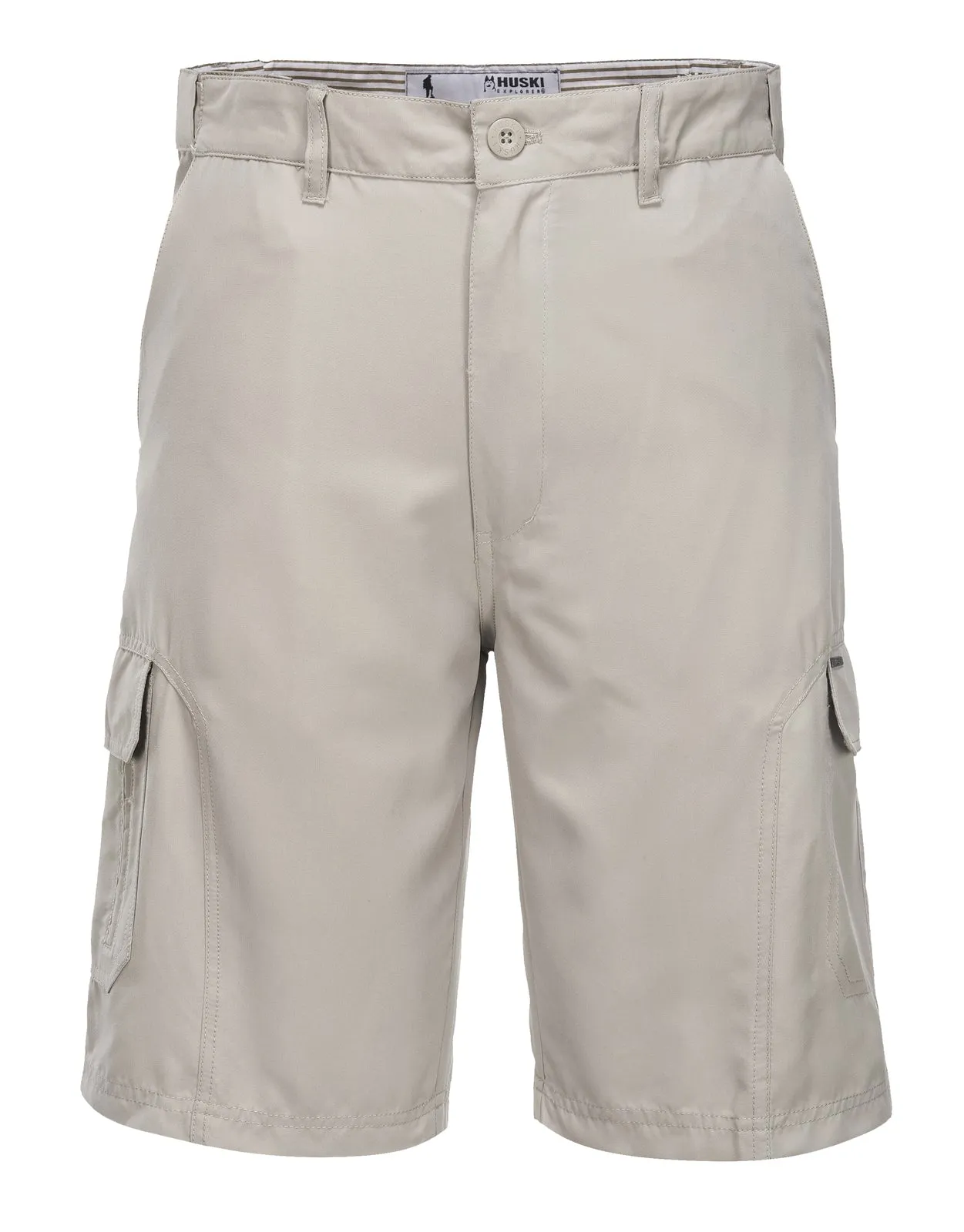 HUSKI Cargo Shorts Mens Cascade Microfibre Flexi Fit Short Army Military 515206