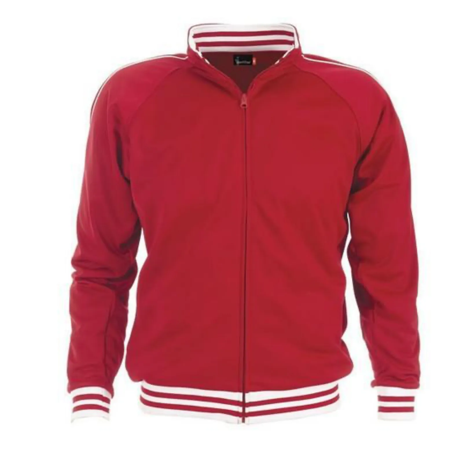 Identitee Mens Varsity Track Suit Top Jacket Jumper Long Sleeve Sunset Urban Casual