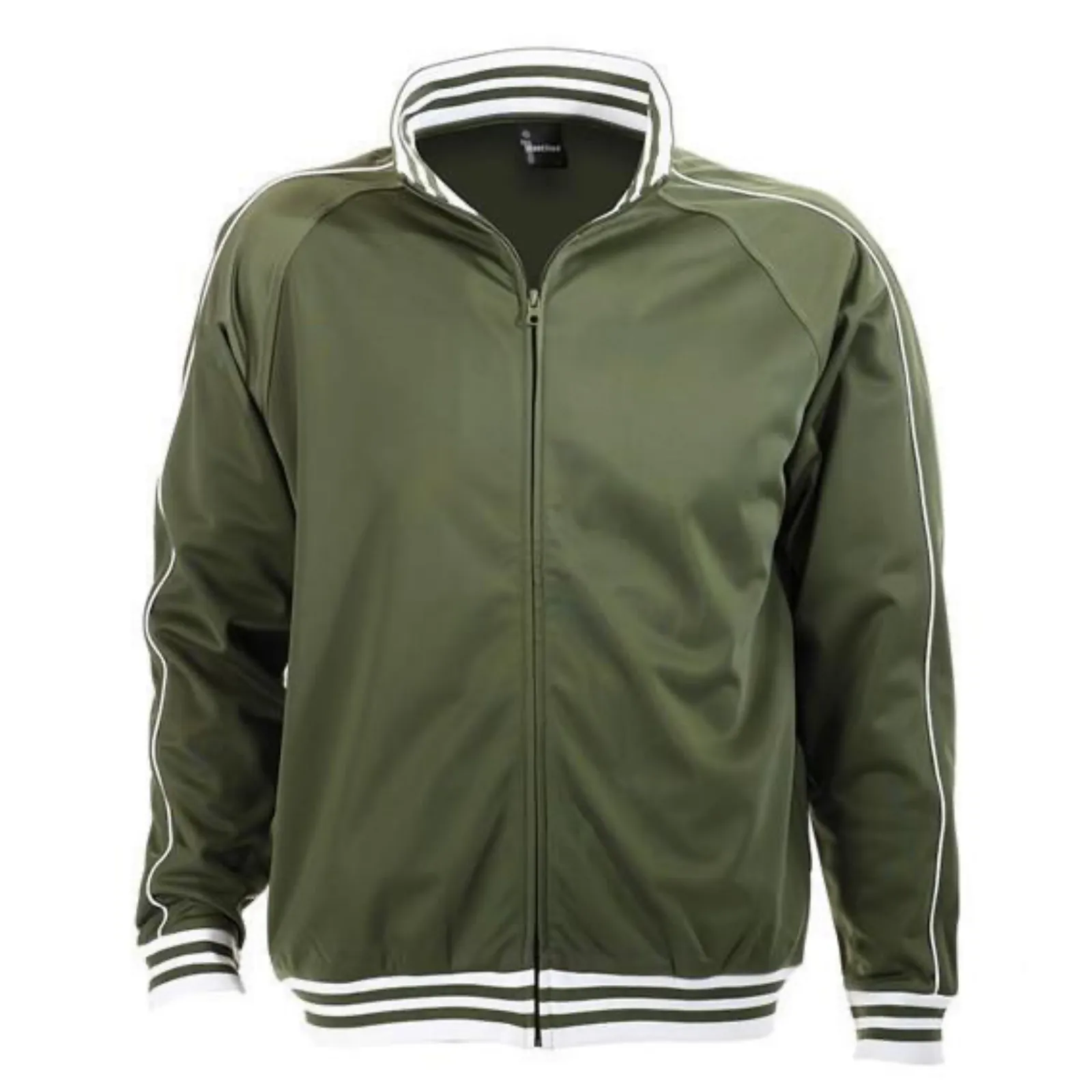 Identitee Mens Varsity Track Suit Top Jacket Jumper Long Sleeve Sunset Urban Casual