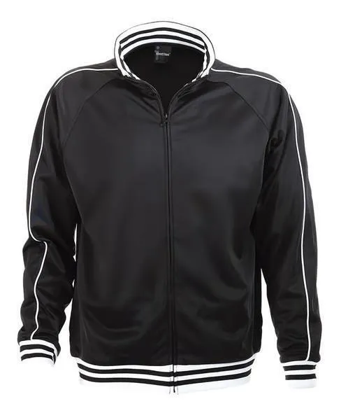 Identitee Mens Varsity Track Suit Top Jacket Jumper Long Sleeve Sunset Urban Casual