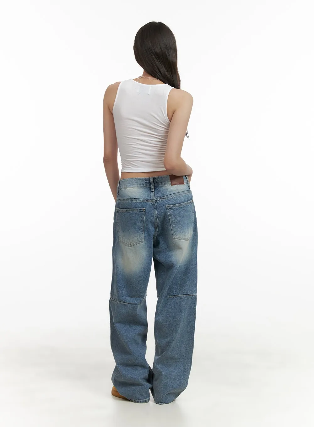 Low Rise Baggy Jeans (Unisex) CY417