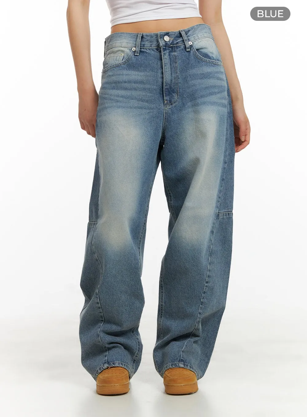 Low Rise Baggy Jeans (Unisex) CY417