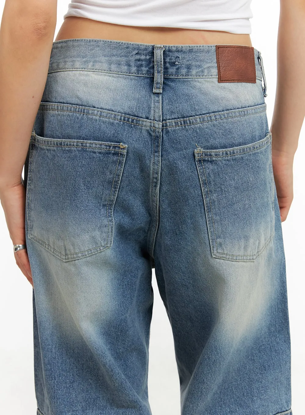 Low Rise Baggy Jeans (Unisex) CY417