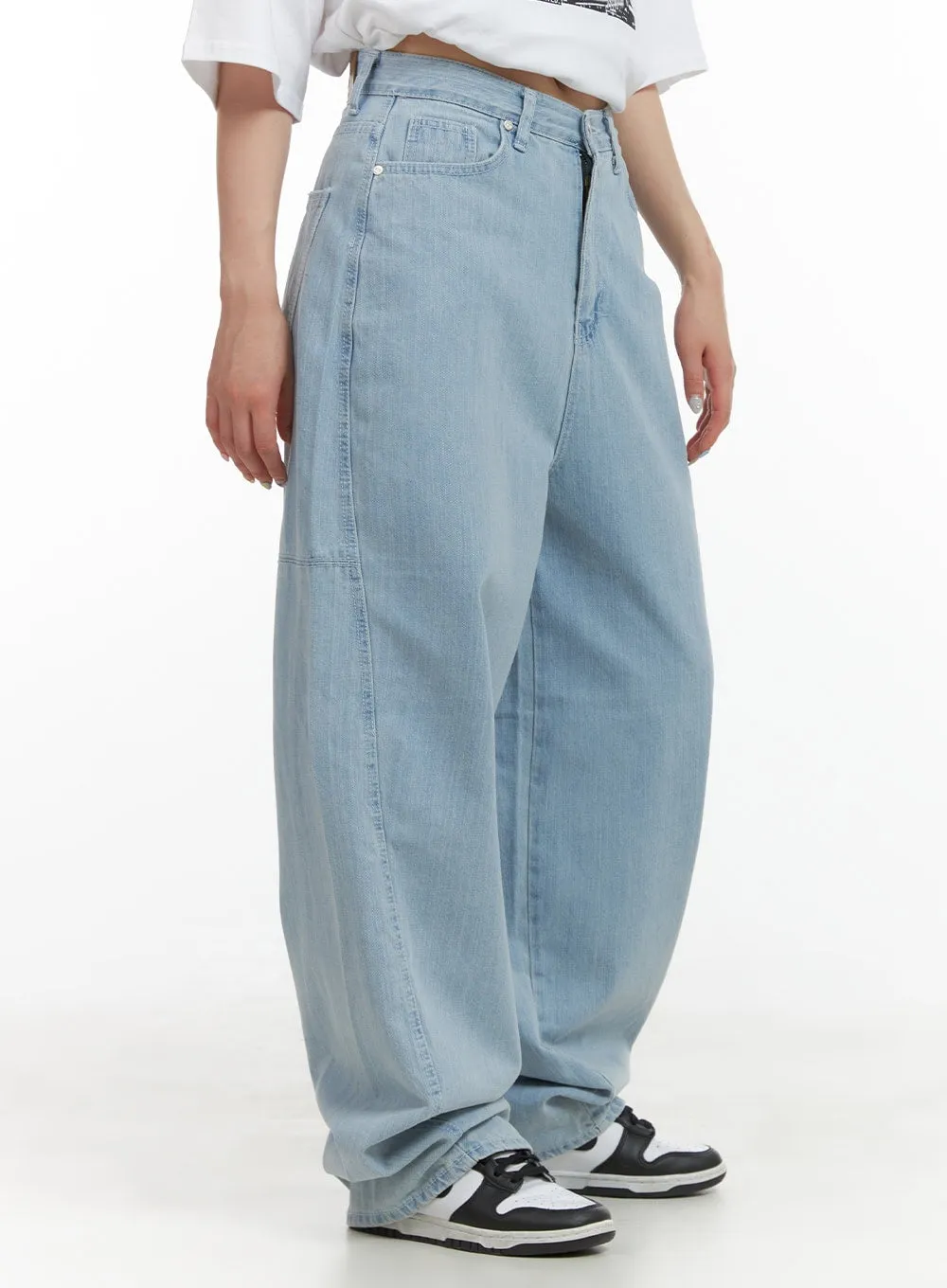 Low Rise Wide Fit Baggy Jeans CL422