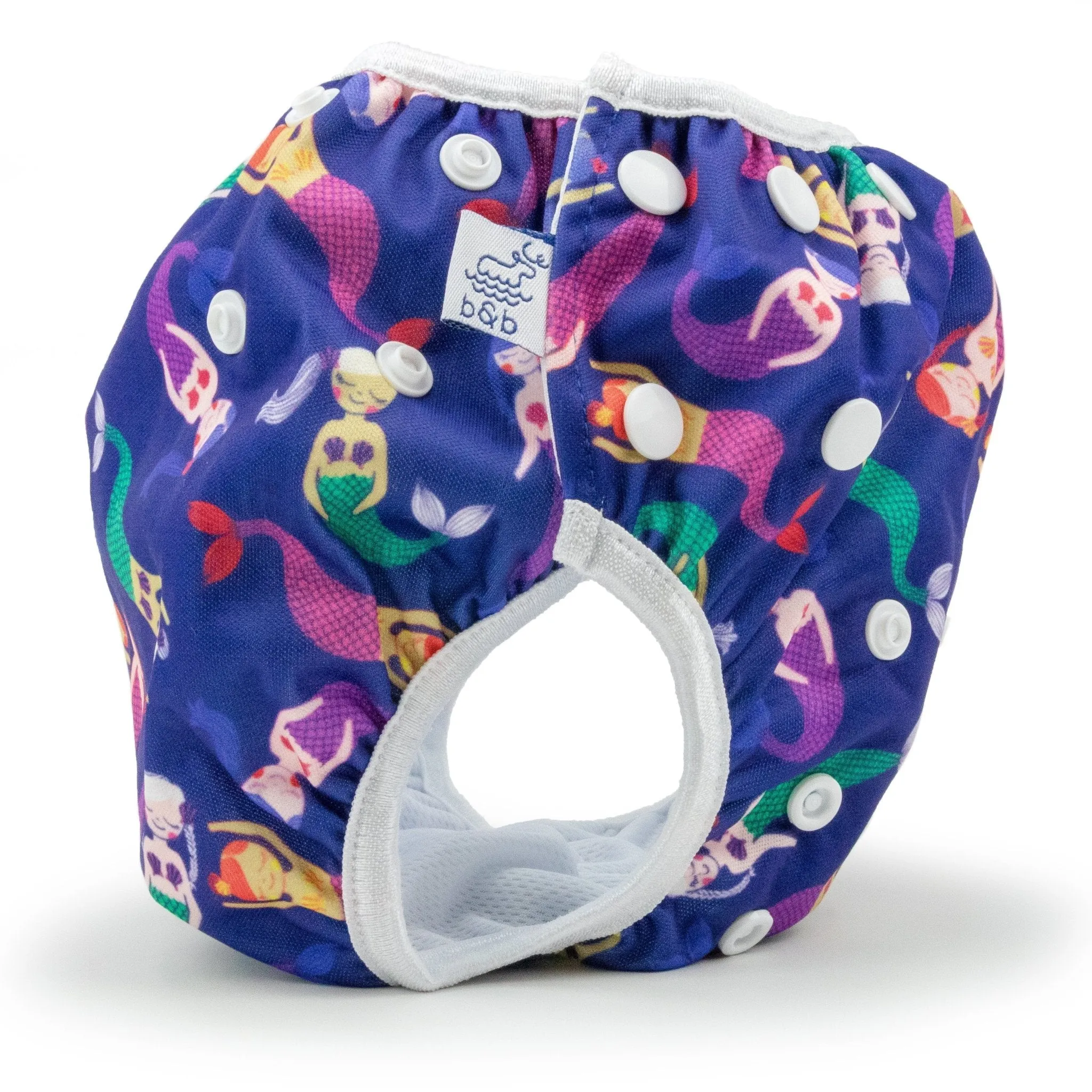 Mermaids Nageuret Premium Reusable Swim Diaper, Adjustable 0-3 Years