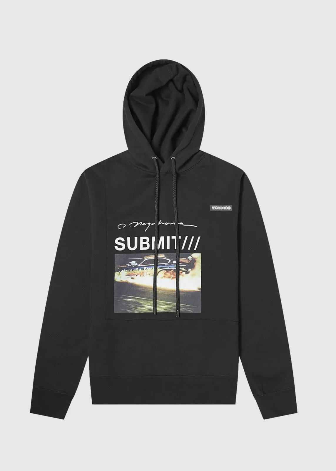 NEIGHBORHOOD: HOODIE LS [BLACK]