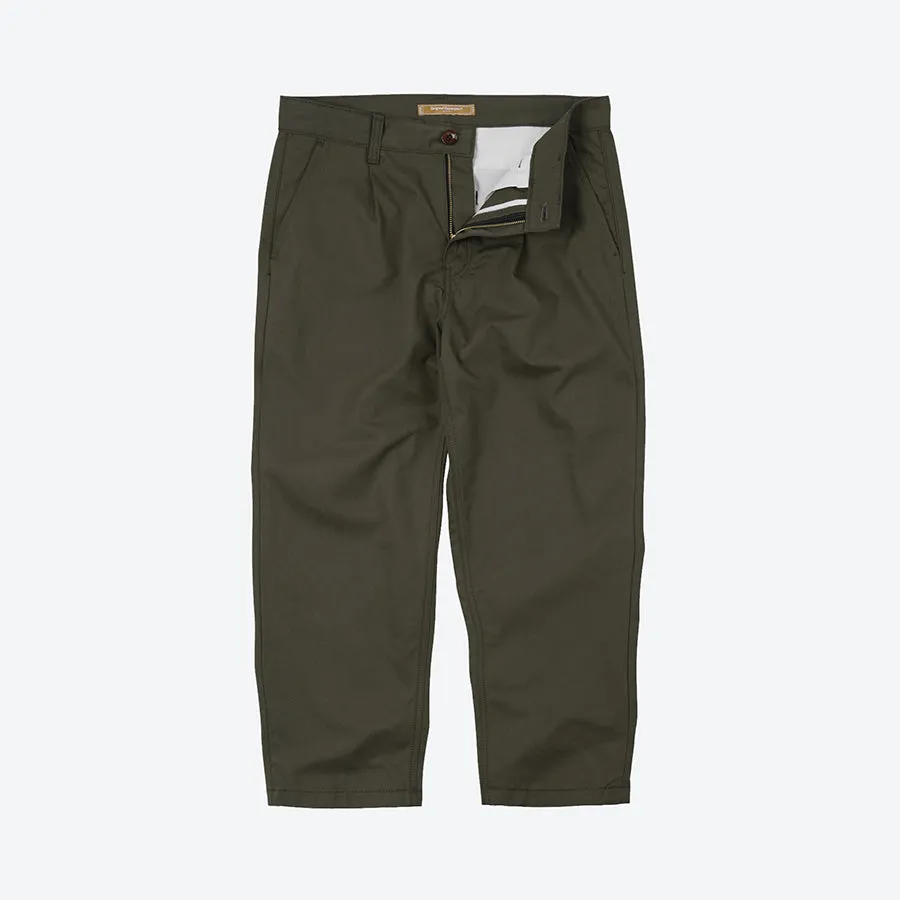 OG HAWORTH ONE TUCK PANT - OLIVE