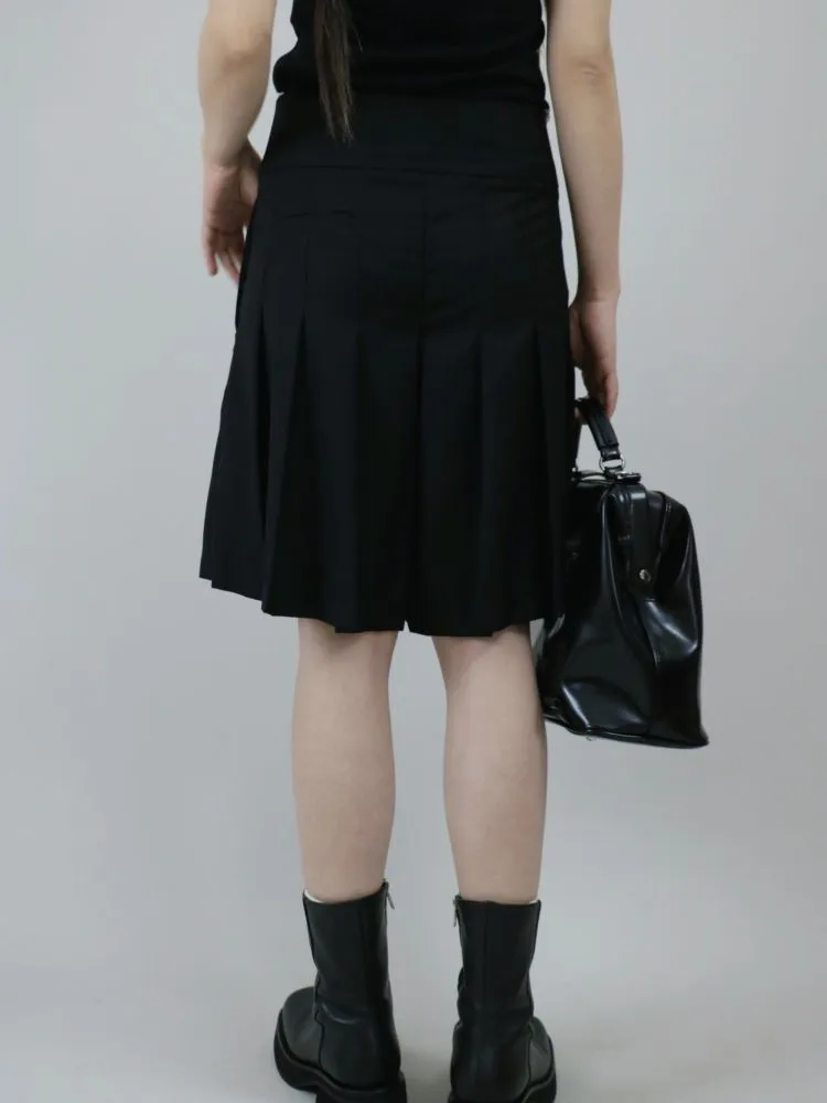【ROSETOWER】High waist pleated design culottes skirt  RT0008