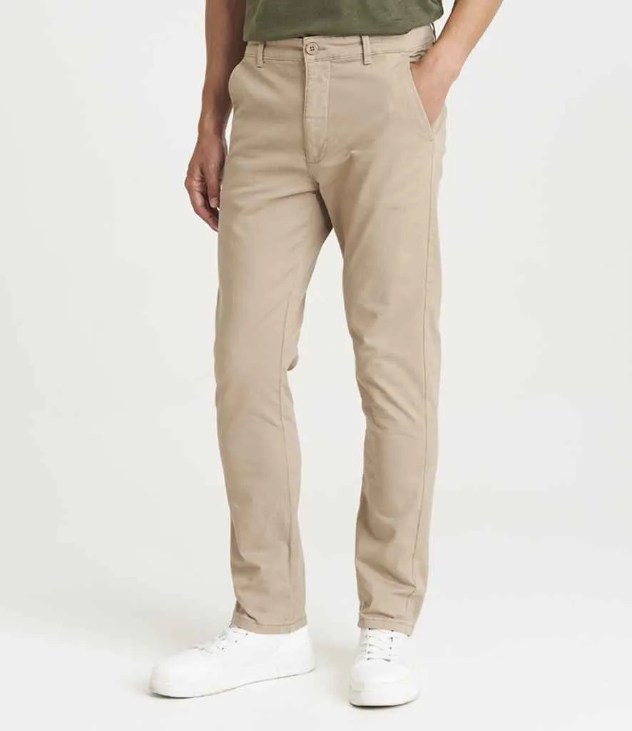 So Denim Adam Slim Chino Trousers | Stone