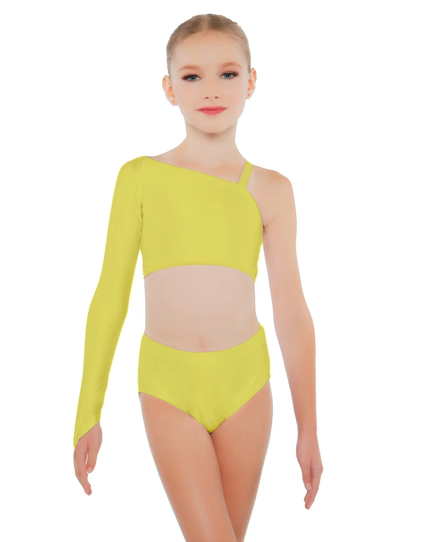 Solid Lycra High Waisted Brief