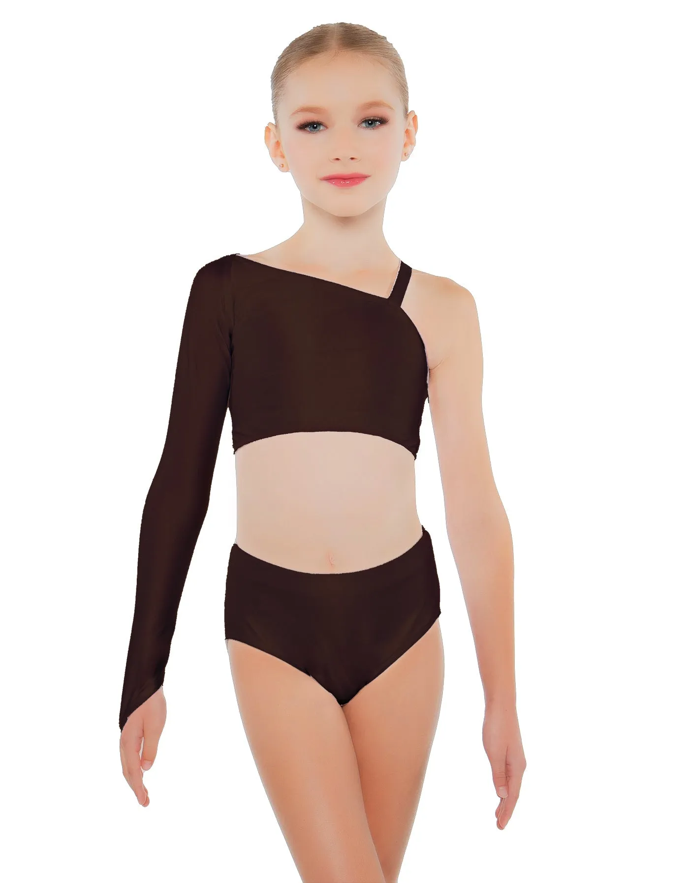 Solid Lycra High Waisted Brief