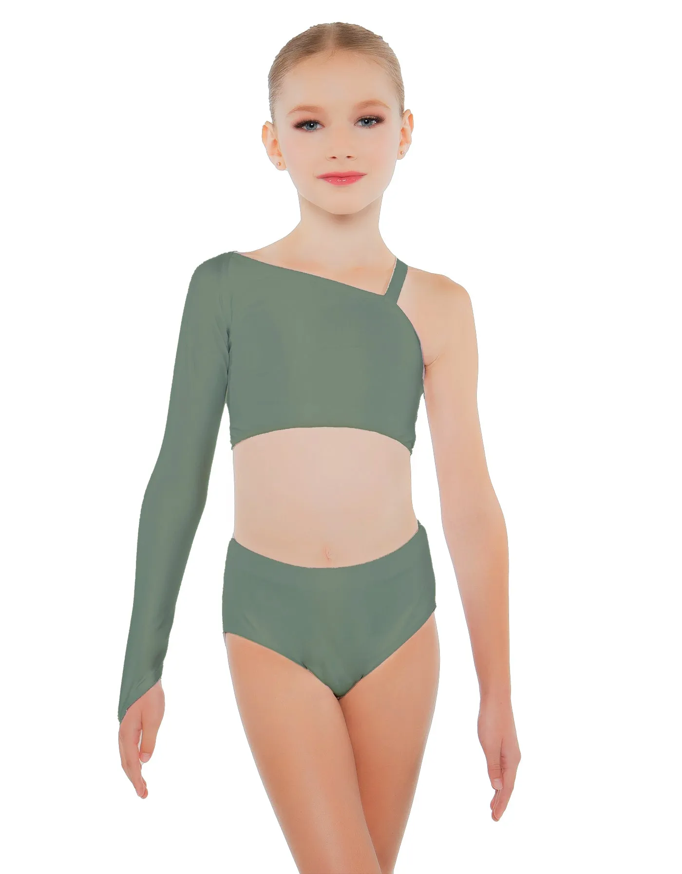 Solid Lycra High Waisted Brief