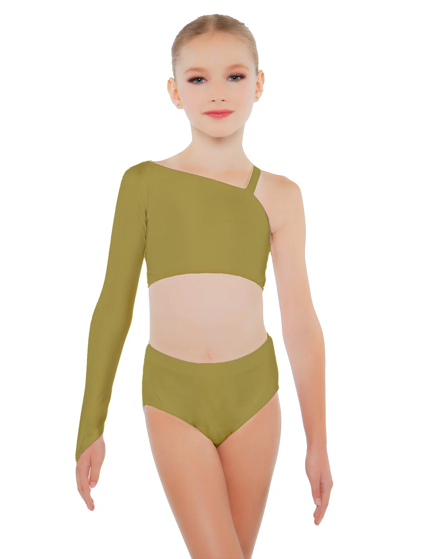 Solid Lycra High Waisted Brief