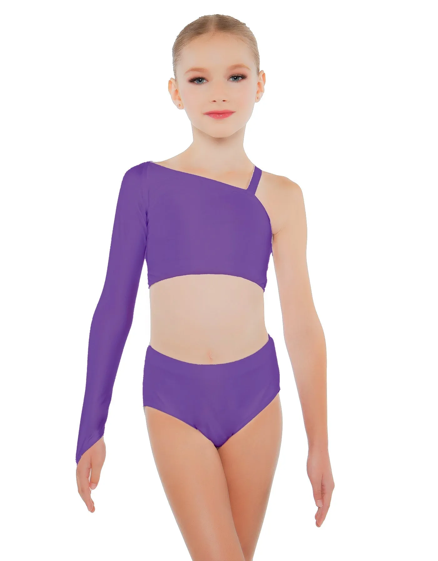 Solid Lycra High Waisted Brief