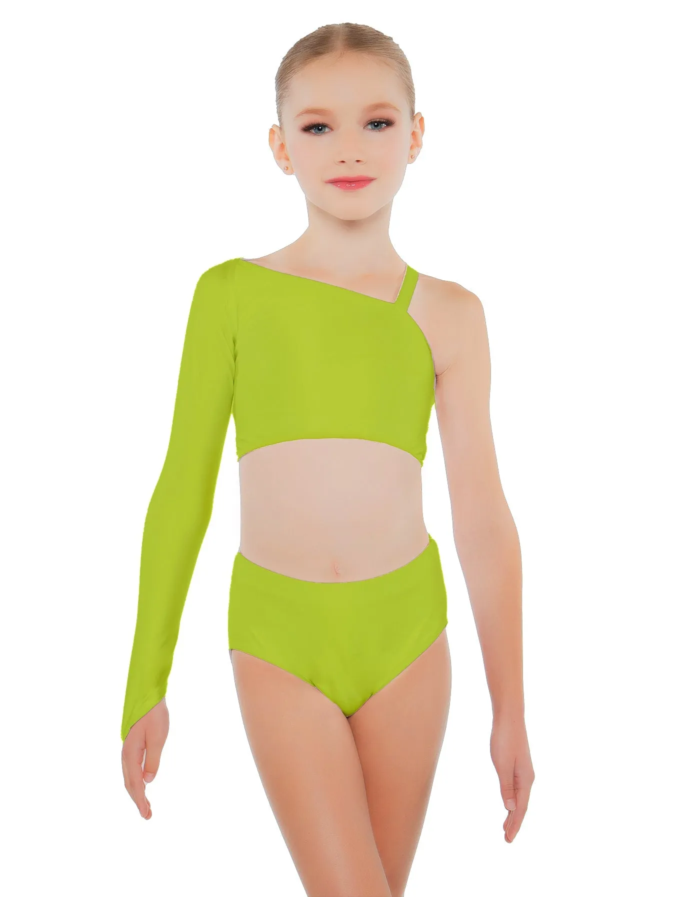 Solid Lycra High Waisted Brief
