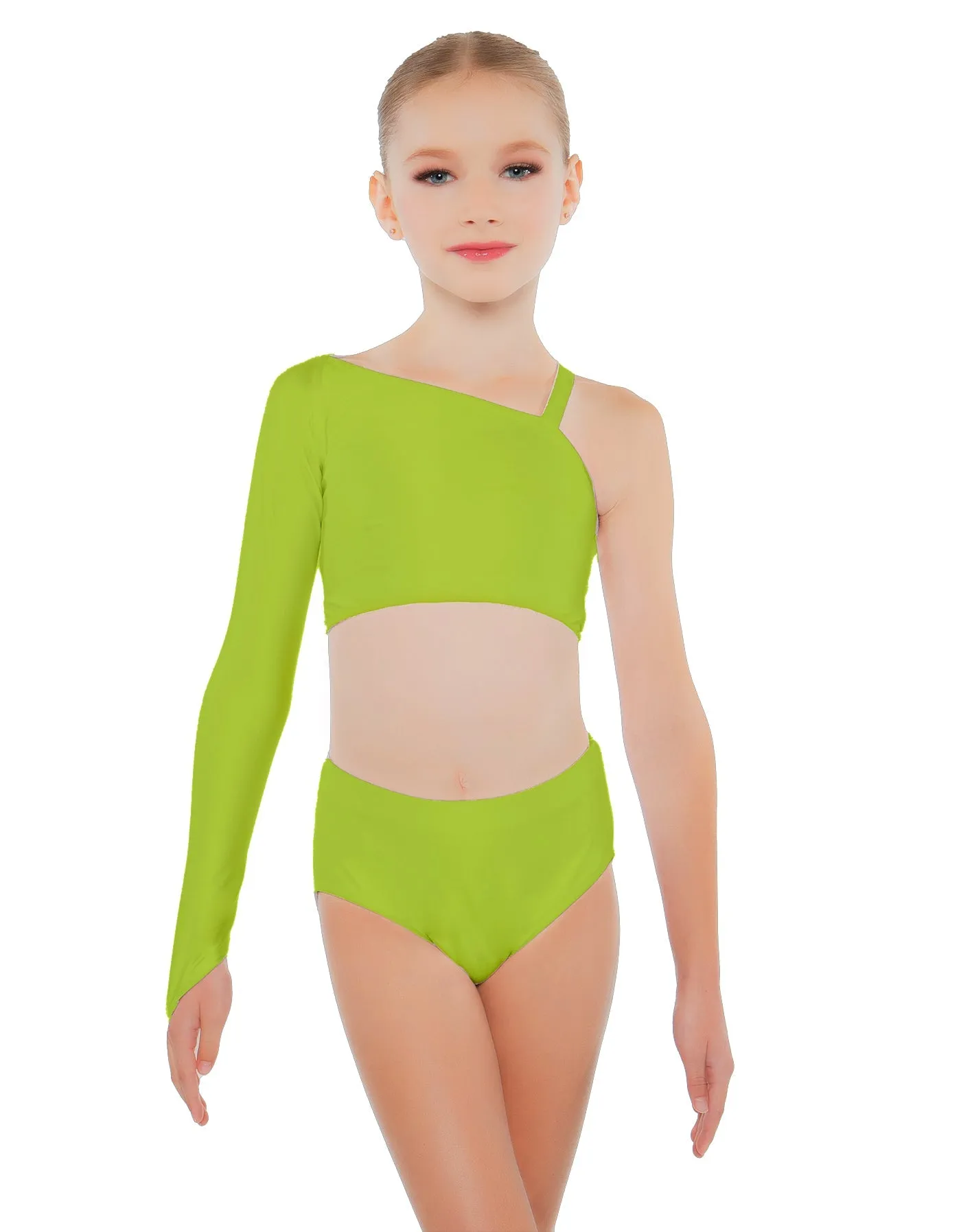Solid Lycra High Waisted Brief