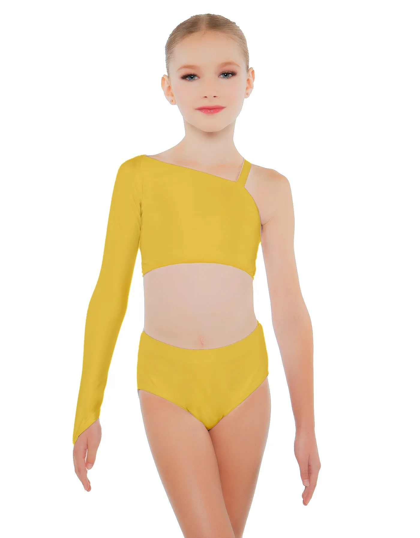 Solid Lycra High Waisted Brief