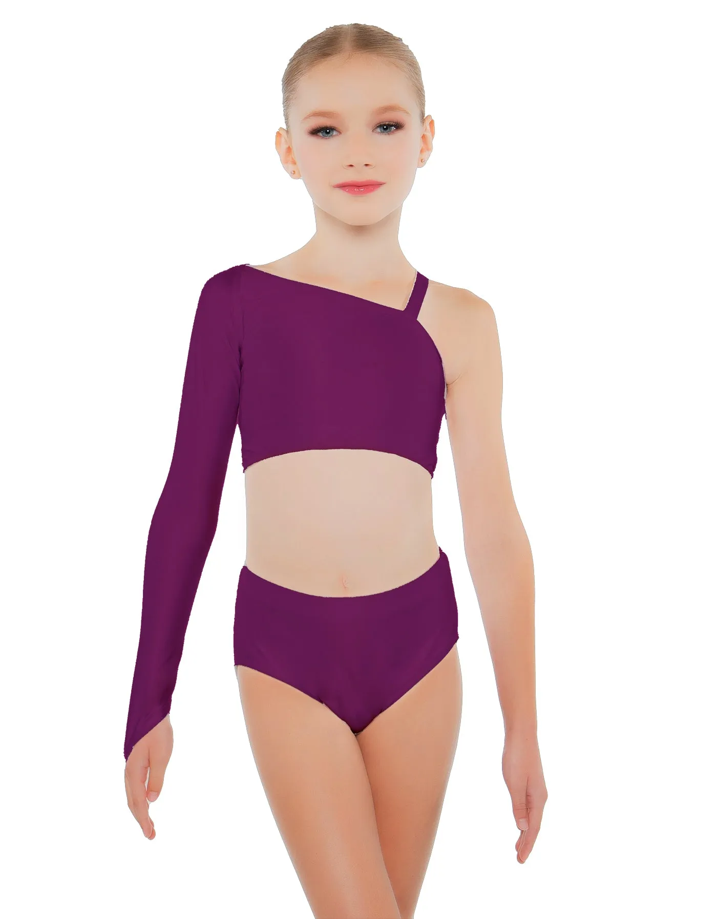 Solid Lycra High Waisted Brief