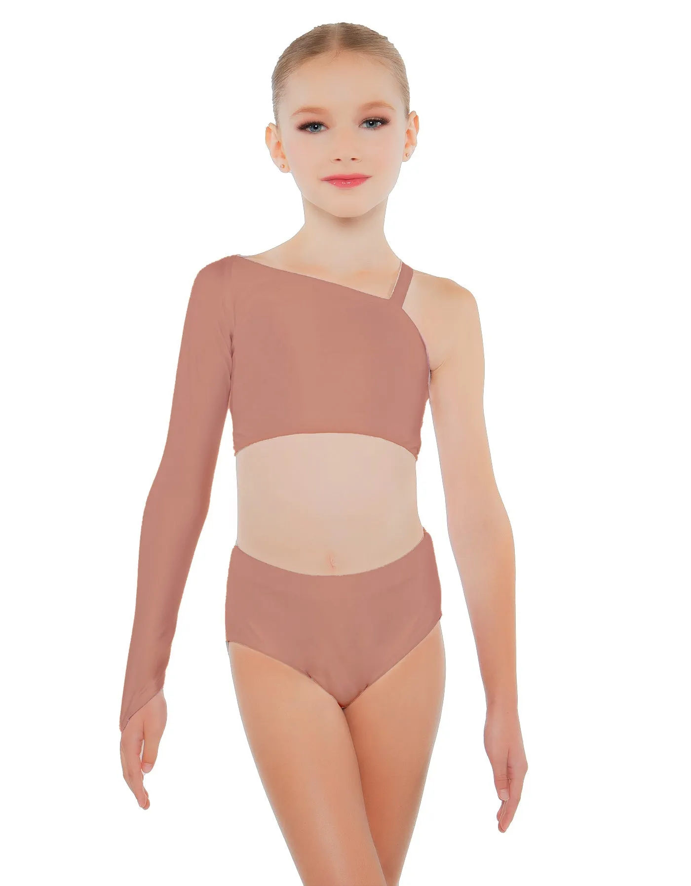 Solid Lycra High Waisted Brief