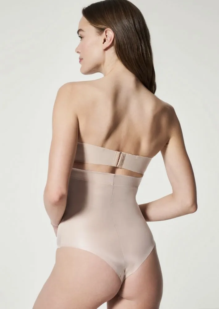 Spanx Suit Your Fancy High-Waisted Thong - Nude