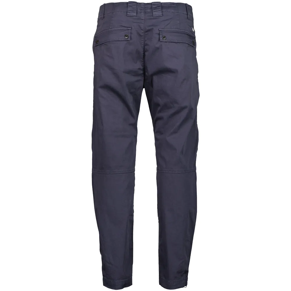 Stretch Satin Lens Utility Pants
