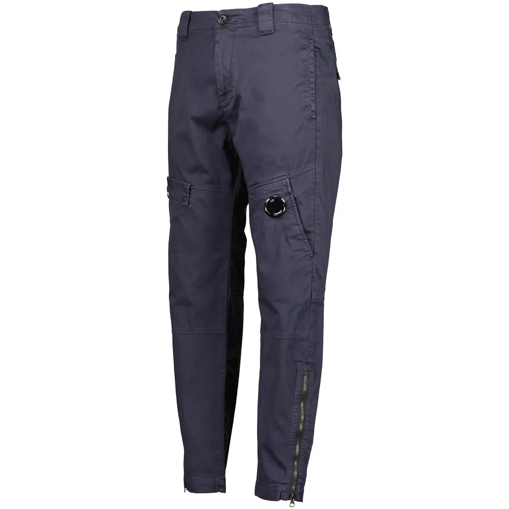 Stretch Satin Lens Utility Pants