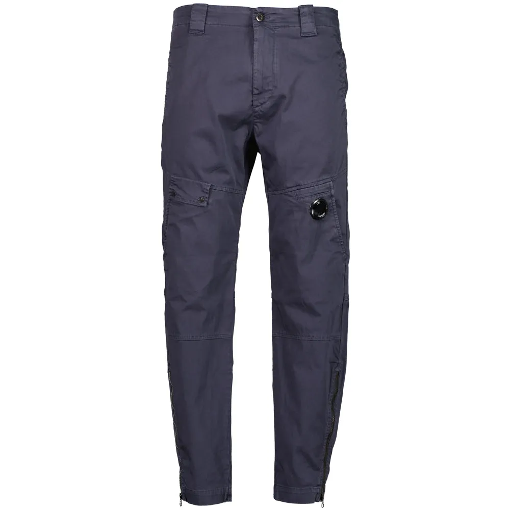 Stretch Satin Lens Utility Pants