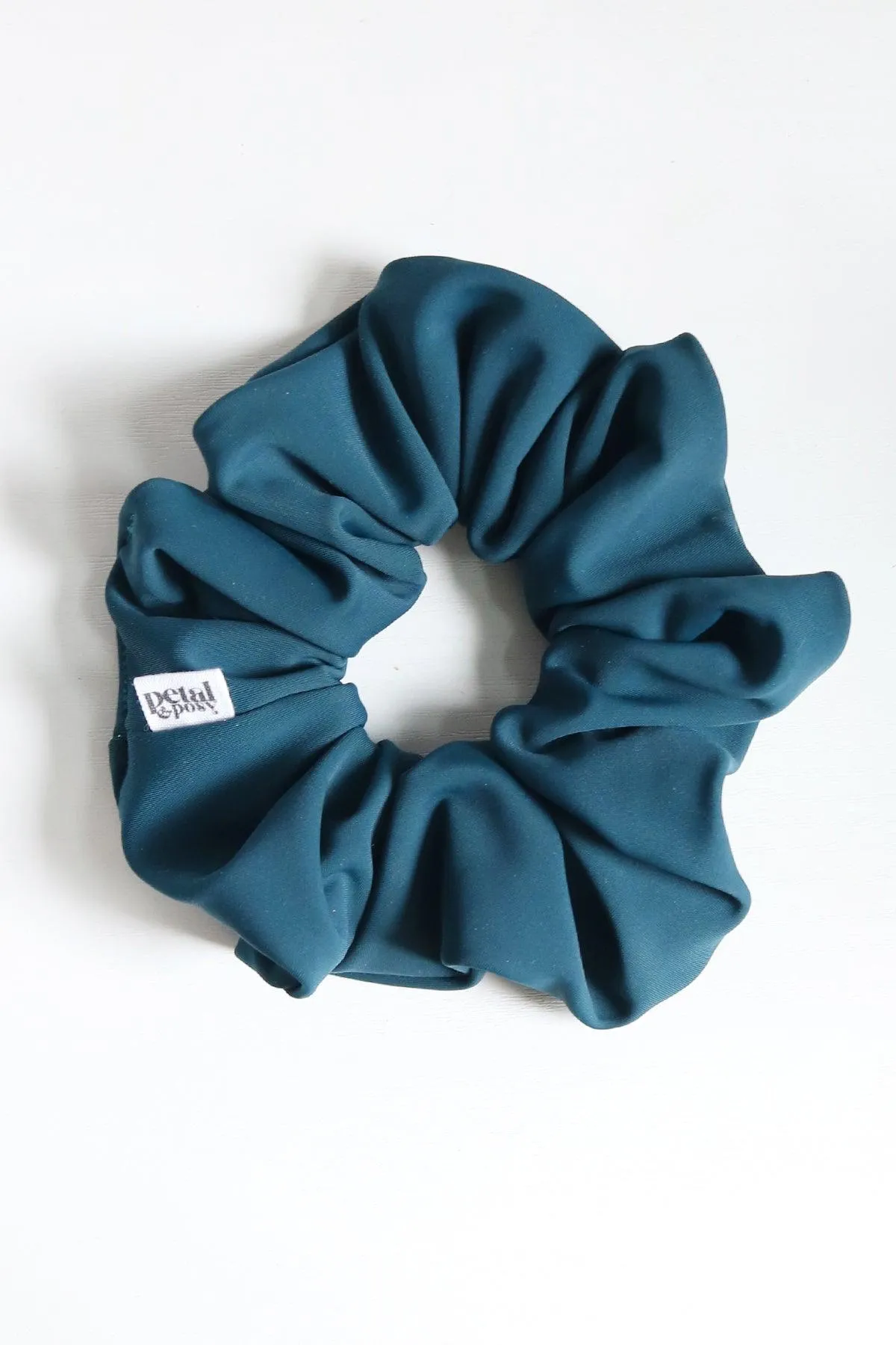 Swim Fluff Chlorine Safe Scrunchie in Deep Sea