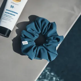 Swim Fluff Chlorine Safe Scrunchie in Deep Sea