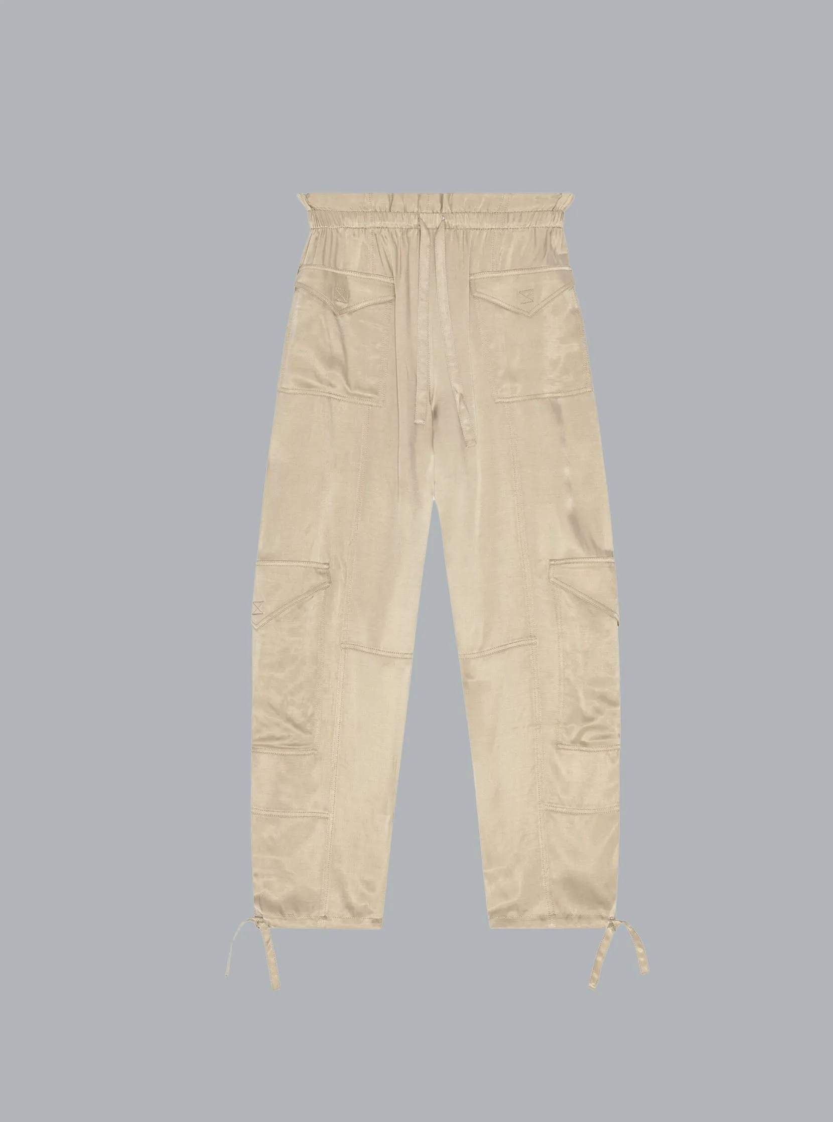 Washed Satin Beige