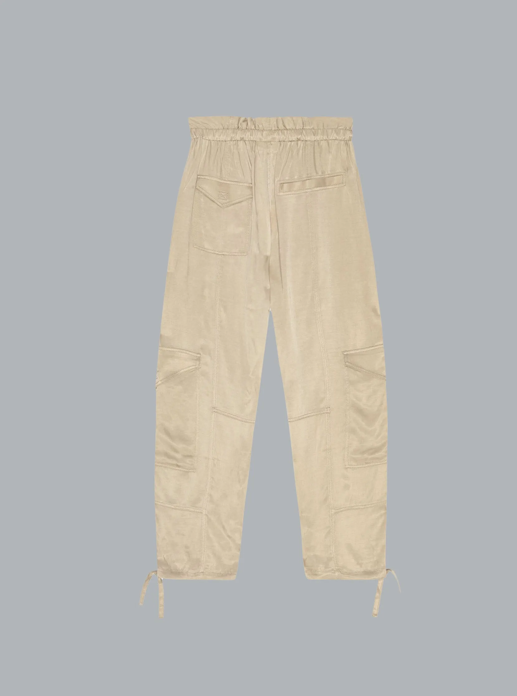 Washed Satin Beige